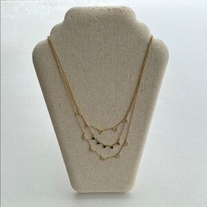Stella and Dot Gold Layered Necklace